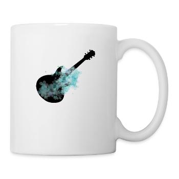 La musique était mon premier amour. - Mug blanc - blanc - Droite
