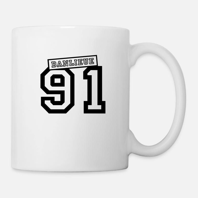 banlieue 91 - Mug blanc - blanc