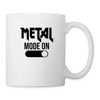 Heavy Metal Mode on - Mug blanc - blanc - Droite