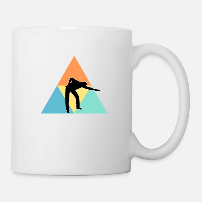 billiards - Mug - white