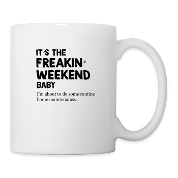 The Freakin Weekend | Gift for fathers - Mug - white - Right