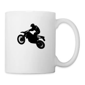 Moto-Cross - Tasse - Weiß - Rechts