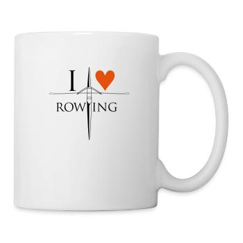 i love rowing - Tasse - Weiß - Rechts