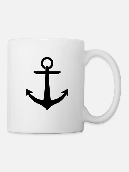 Ancre / Anchor - Mug blanc - blanc