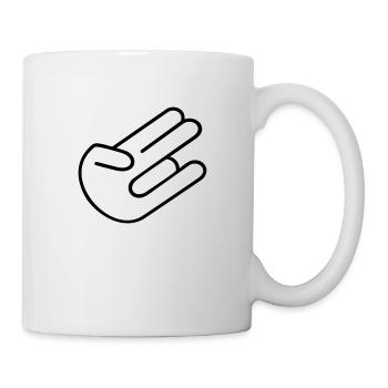 Shockerhand - Tasse - Weiß - Rechts