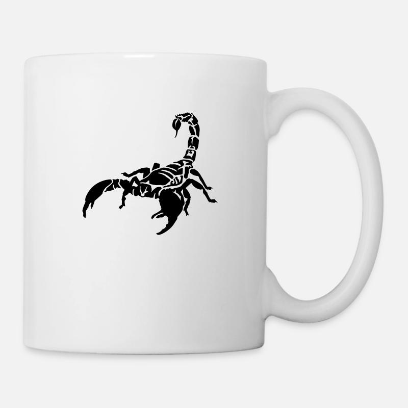 Sternzeichen Skorpion - Tasse - Weiß