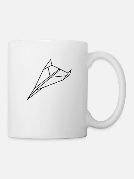 paper_ plane_a1 - Mug - white