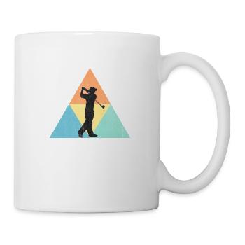 Golf - Tasse - Weiß - Rechts