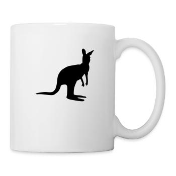 kangourou - Mug blanc - blanc - Droite