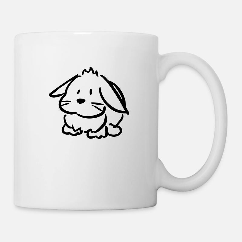 Hase - Tasse - Weiß