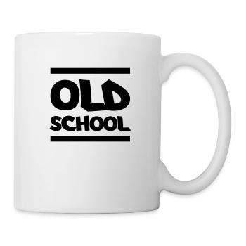 old_school1 - Tasse - Weiß - Rechts