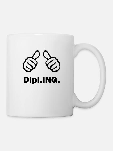 diplom ingenieur - Tasse - Weiß