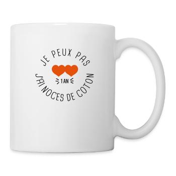 Noces de coton - Mug blanc - blanc - Droite