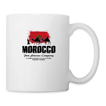 Morocco - Camel & Flag - Tasse - Weiß - Rechts
