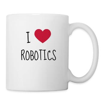 Robotik / Roboter / Robot / Robotics - Tasse - Weiß - Rechts