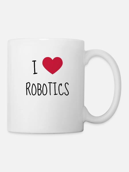 Robotik / Roboter / Robot / Robotics - Tasse - Weiß