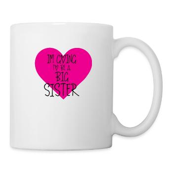 I'm going to be a big sister - Mug blanc - blanc - Droite