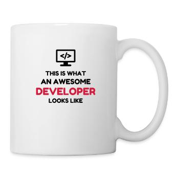 Developer Entwickler Développeur Computer Geek - Mug - white - Right