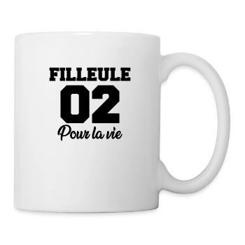 filleule 02 pour la vie - Tasse - Weiß - Rechts