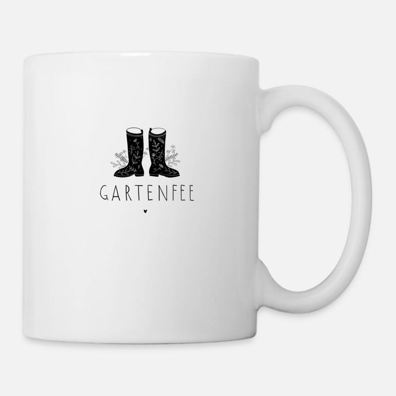 Gartenfee - Tasse - Weiß
