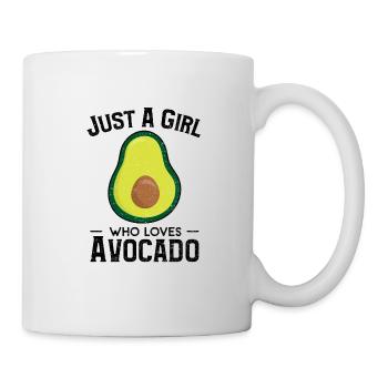 Juste une fille qui aime l'avocat - Avocat - Mug blanc - blanc - Droite