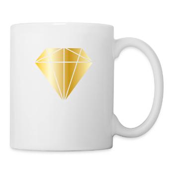 Diamond gold - Mug - white - Right