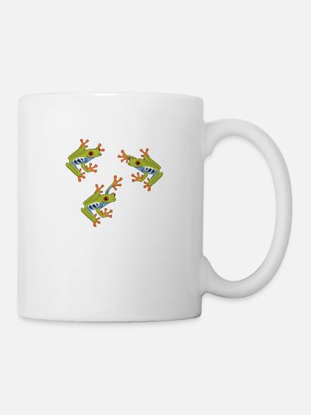 Grenouille gardon grenouille arboricole grenouilles - Mug blanc - blanc