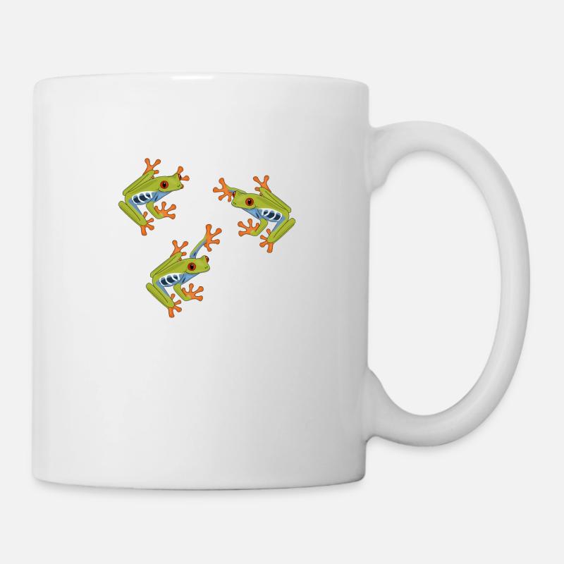 Grenouille gardon grenouille arboricole grenouilles - Mug blanc - blanc