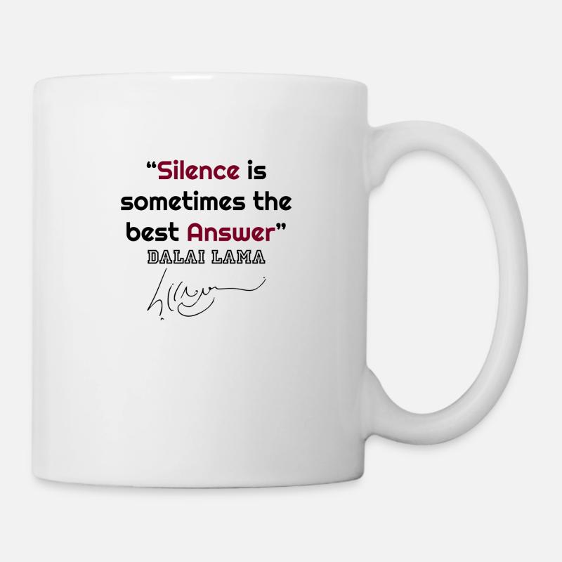 Dalai Lama, Citations de Dalai Lama, citations célèbres, cool - Mug blanc - blanc
