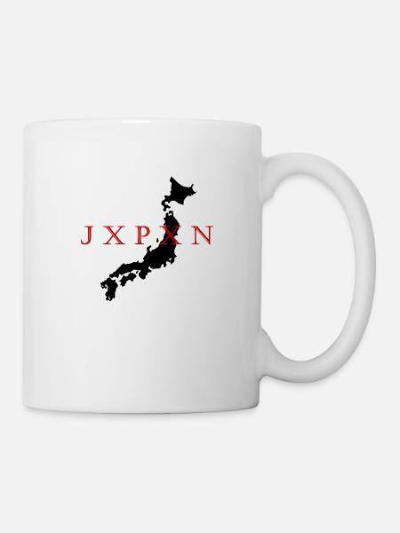 Japan Landkarte JXPXN - Tasse - Weiß