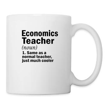 Economics teacher economists Economics gift - Mug - white - Right