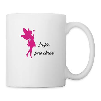 La fée pas chier - Mug blanc - blanc - Droite