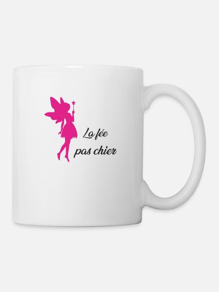 La fée pas chier - Mug blanc - blanc