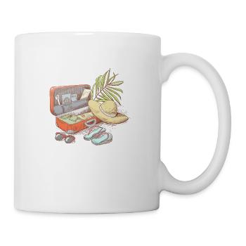 Sommerurlaub - Tasse - Weiß - Rechts