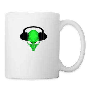 Aliens, Alien-T-Shirts, Alien Hoodies, Alien - Tasse - Weiß - Rechts