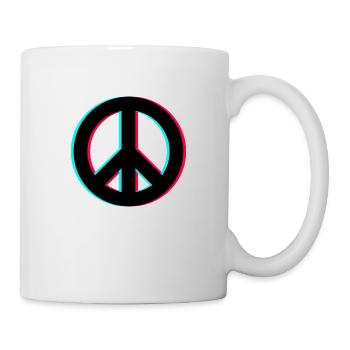 Signes de paix - Mug blanc - blanc - Droite