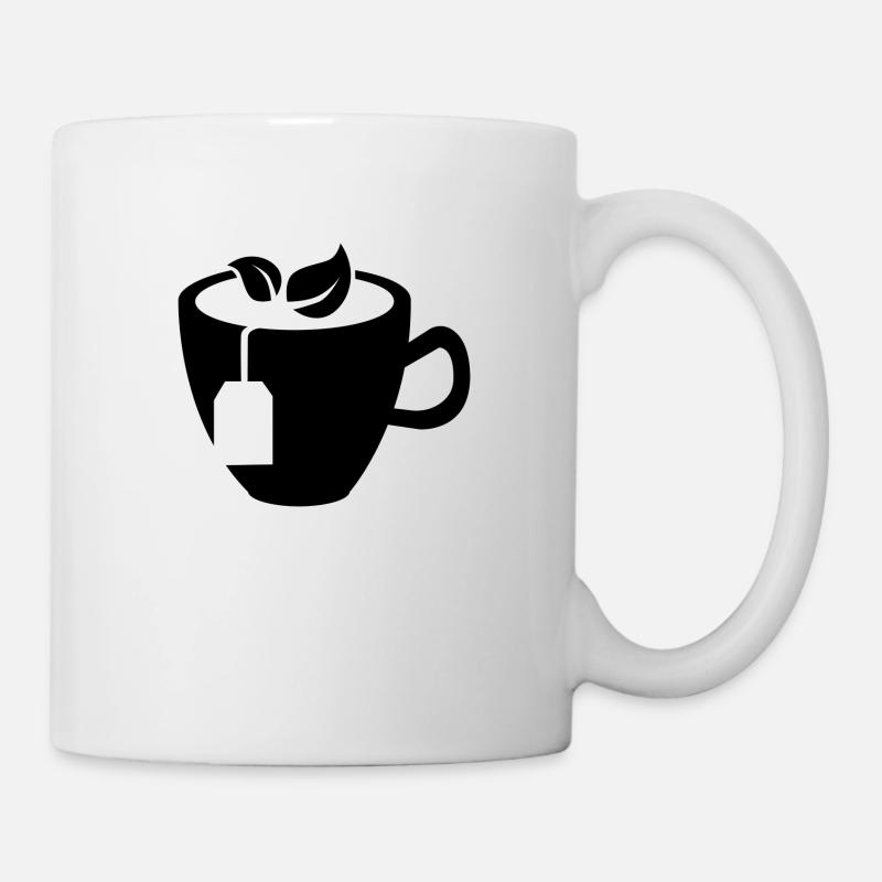 Tasse de thé - Mug blanc - blanc