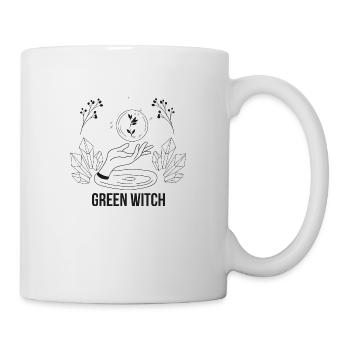 Green witch garden gardengarden gardening gift - Mug - white - Right