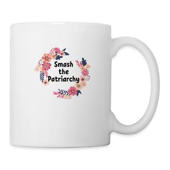 Smash the patriarchy feminism feminist gift - Mug - white - Right
