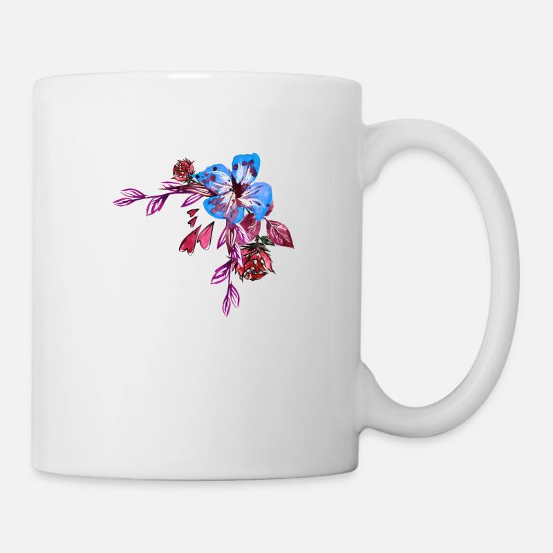Fleur - Mug blanc - blanc