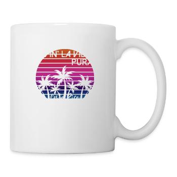 Livin' La Vida Pura Costa Rica Vivre la vie à l'état pur - Mug blanc - blanc - Droite