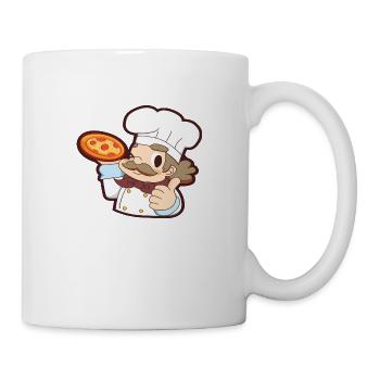 Chef Pizza - Tasse - Weiß - Rechts