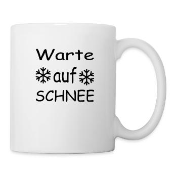 Ski Snowboard Langlauf Winter - Tasse - Weiß - Rechts