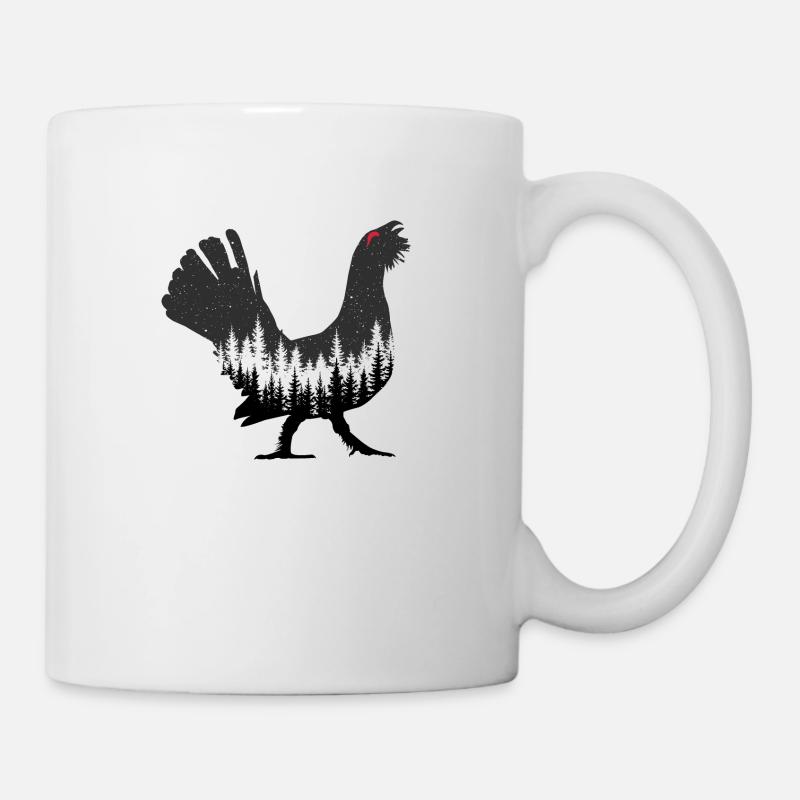 Grand tétras - Mug blanc - blanc