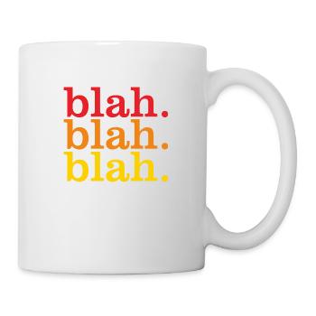 bla bla bla - Mug blanc - blanc - Droite