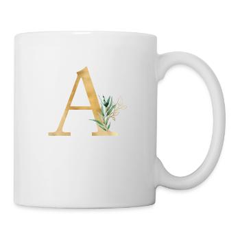 Customizable Monogram A Botany - Mug - white - Right