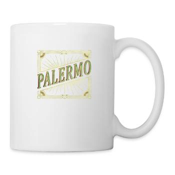 Palermo Italy City Font Vintage Retro Antique - Mug - white - Right