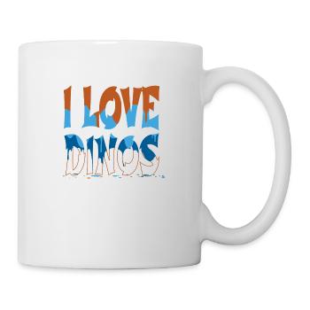 statement birthday present bicycle ride green rex - Tasse - Weiß - Rechts