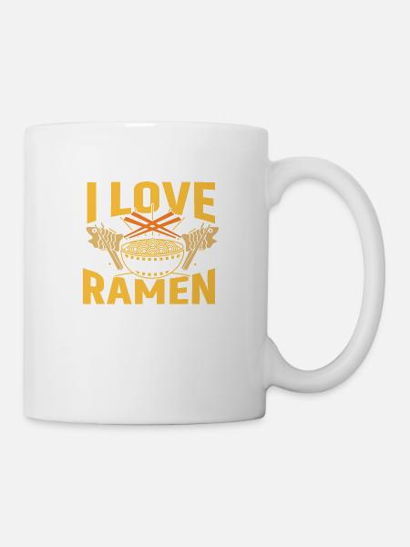 J’adore les ramen - Mug blanc - blanc