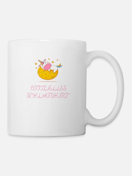 OFFIZIELLES SCHLAFSHIRT - Tasse - Weiß